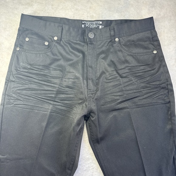Kaalu Denim Jeans Detailed Stitching Vintage Style Fashion Pants 38x32 - Picture 4 of 10